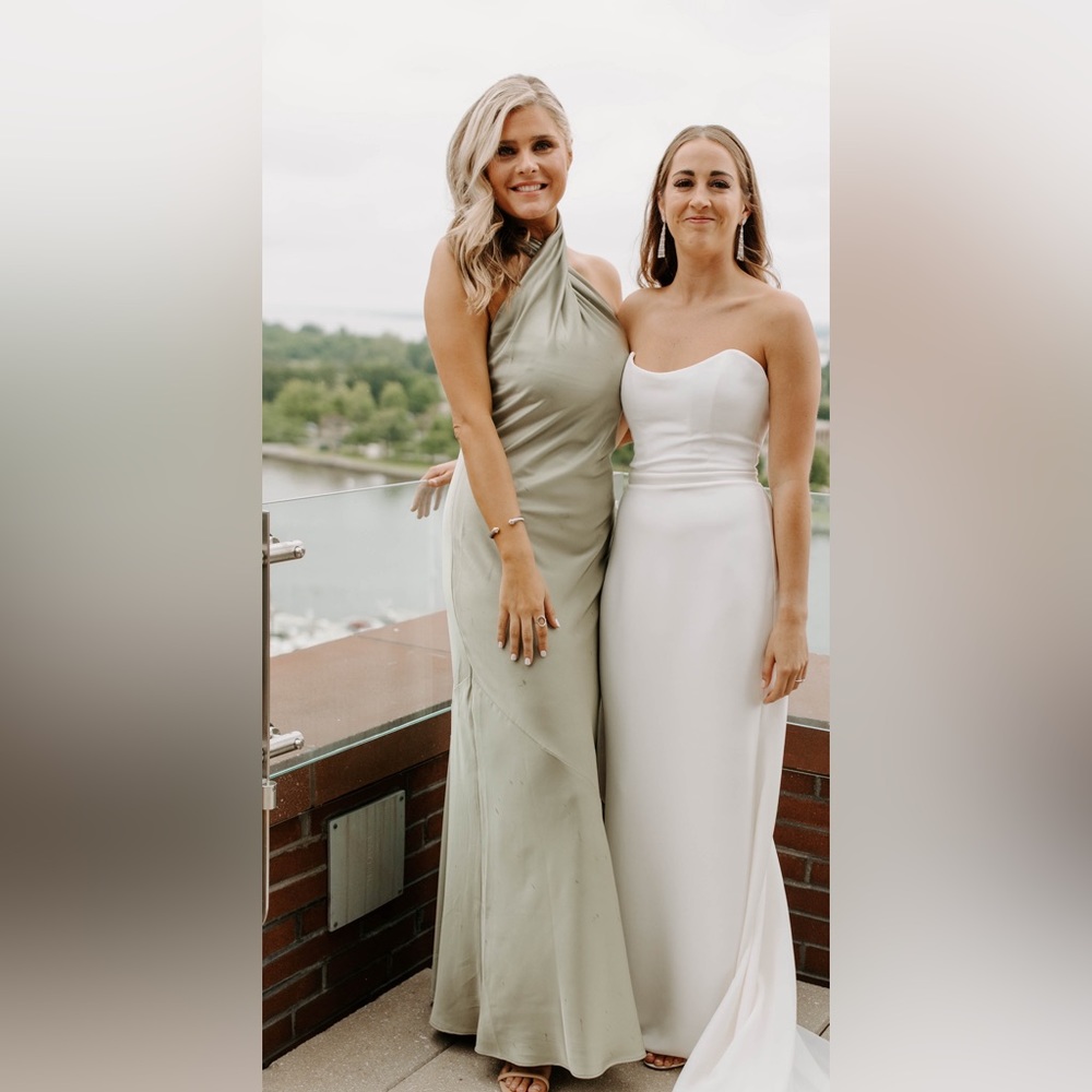 Show Me Your Mumu Sage Bridesmaid Dress